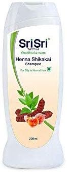 Sri Sri Tattva Henna Shikakai Shampoo 200 ml (Pack of 3)