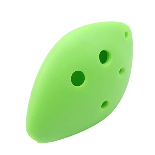 YouCY 6 Holes Treble C-tone Ocarina 6 Holes Pendant Ocarina Easy To Play And Learn Musical Instruments Gift,Grass Green
