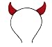 ANDES 6PCS Devil Horns Headband,Red Devil Horns Devil Costume for Women Men Girls, bull horn headband,Halloween Fancy Dress Cosplay Hairband