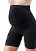Maternity Belly Support Activewear Biker Shorts Athletic Pregnancy Girlshorts (Deepest Black, Medium)