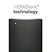 Blueair Sense+ Air Purifier, HEPASilent Technology Particle and Odor Remover, Graphite Black