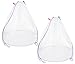 Freegrace Laundry Bag Ultra Thick, Extra Durable & Breathable 120 g/m² Polyester-Fibre Mesh Material - Perfect for Household Use, College Dorms, Travels (Large (2 Pack))