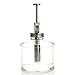 Purism Style Plant Mister- Clear Color Glass Bottle & Brass Sprayer (Antique Copper)