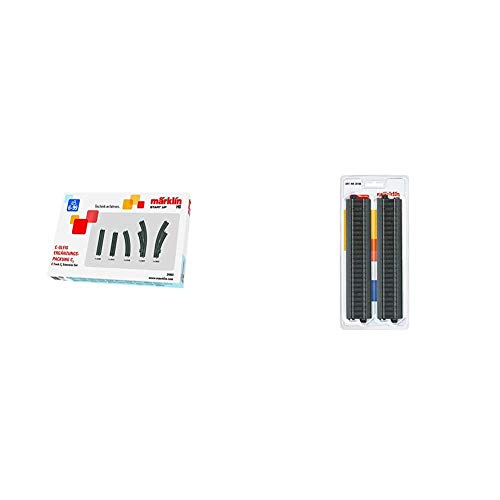 Märklin Start up 24903 - C-Gleis-Ergänzungspackung C3, Spur H0 & Start up 20188 - C-Gleis gerade, Spur H0