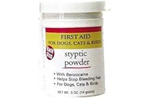 Gimborn Kwik Stop Styptic Powder Dog Cat & Bird Nail Care - 3 (Kwik Stop Powder - 0.5 oz)