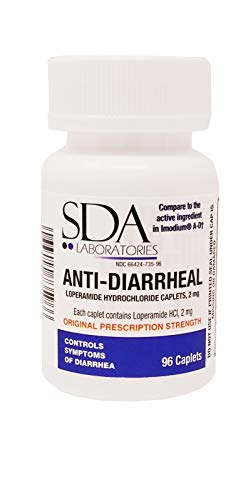 Anti-Diarrheal 2MG 96 Caplets by SDA Labs (Best Otc Medicine For Constipation)