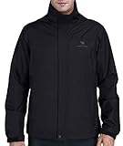 CAMEL CROWN Mens Waterproof Jacket Hooded Windbreaker Windproof Rain Coat Shell for Outdoor Hiking Climbing Traveling