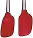 Tovolo Flex-Core Stainless Steel Handled Mini Spatula & Spoonula, Candy Apple Red - Set of 2