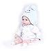 Pompon Realistic Baby Doll 16 Inch Real Life like Baby Dolls Reborn Baby Dolls Twins Dolls Realistic Newborn Dolls Girl and Boy 2 Pieces Dolls