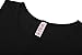 Simlu Womens Sleeveless Loose Fit Tank Top Vest - Black,X-Large