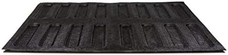 Nidus Ultrabreathe Fiberglass Silicone Baking Mat – Eclair Shapes 16 Cavity, 15.7" x 11.8"
