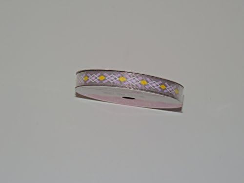RibbonSense Tribal Diamond Pattern 3/8 in. x 3 yards 100% Polyester Ribbon - Great for Any Occasion!