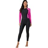 ALLTOKE Damen Rashguard Set 2-teilig – Halber Reißverschluss, Board-Short, LSF 50+