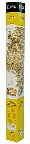 World Executive [Poster Size and Boxed] (National Geographic Reference Map), by National Geographic Maps - Reference