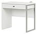 South Shore Interface Small Modern Simple Design Laptop/Study Desk with 1 Drawer, Pure White