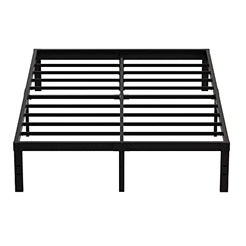 xtfei 14" Queen Bed Frame Heavy Duty Metal Beds Frames with Storage No