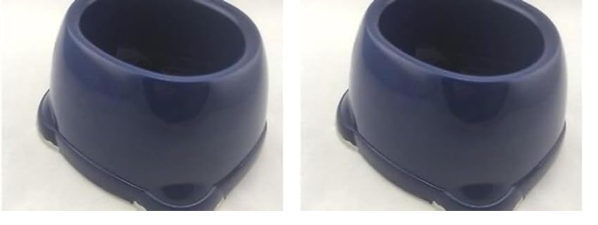 Moderna Spaniel Bowl, Blueberry (Pack of 2) - Dog Feeding Bowl for Medium Dogs