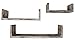 Chiaravita Vintage Rustic Torched Wood Hanging Wall Mount Floating Shelves – 3 Piece Farmhouse White Washed Home Decor Shelf for Kitchen, Bedrooms, or Bathroom