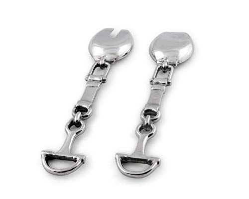 Arthur Court Designs Aluminum 12 inch Equestrian Bit Serving Set - Thumbnail 3