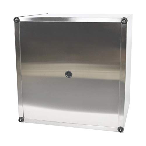 KÖHKO® Designer Pflanzkübel aus Edelstahl Pflanzgefäß QUADER 100x100x50 cm – Bild 5