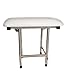 CSI Bathware SEA-SD2216-NH-PA ADA Bathroom Shower Bath Seat, Folding, Wall-Mounted, Rectangular, Padded Seat, 22-Inch by 16-Inch