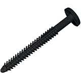 Mid America Vinyl Shutter Lok Fasteners (10 Packs of 12 (120) 010 Musket Brown)