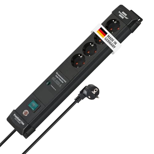 Brennenstuhl Premium-Line Steckdosenleiste 4-Fach, 1,8m