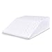 Elevating Leg Rest Wedge Pillow - Memory Foam Orthopedic Bed Pillow for Leg & Back Pain - Improved Circulation & Digestive Support – Great for Recovery from Surgery or Injury - 24 x 21 x 8 inches