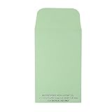 50 Light Green Oil Wax Extract Coin Envelopes 2.25