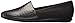 ECCO Women's Women's Touch 15 Ballerina 2.0 Ballet Flat, Black-Buffed Silver/Black, 38 EU / 7-7.5 US