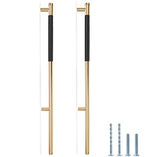 Zernmiarder Knurled Cabinet Pulls 2 Pack, 16 Inch