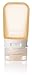 humangear GoToob Refillable Silicone Travel Size Bottles for Women, Men, Toiletries, Beauty, Cosmetics, 3pk Set, Small (1.25oz), Clear/Orange/Red,HG0182