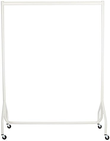 The Shopfitting Shop HEAVY DUTY WHITE Clothes Rail 5ft Long x 5ft High Garment Storage Rack 32mm Steel Tube - Image 4