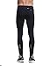 Men's Performance Jogging Training Pants Mesh Yoga Tights Quick-Dry Running Gym Leggings Black