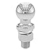 CURT 40038 Chrome Trailer Hitch Ball, 12,000 lbs, 2-Inch Diameter, 1 x 2-1/4-Inch Shank