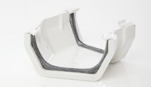 POLYPIPE RS215 White 150 (30) Degree Angle for 112 x 65mm Square guttering System