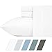 700-Thread-Count Cotton Blend Full Size Sheet Set (4 pc, Pure White) - Deep Pocket Fits Low Profile Foam and Tall Mattresses, Comfy Sateen Weave, Hotel Quality, Cozy and Comfortable Bed Sheets
