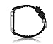 PiGGyB Classy Watch Band Case Cover Necklace Set for Apple iPod Nano 6 6th Generation (Black)