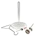 Bayou Classic 4225 42-qt Aluminum Grand Gobbler Turkey Features Vented Lid Heavy-Duty Riveted Handles Perforated Poultry Rack 12-in Stainless Fry Thermometer 2-oz Seasoning Injector