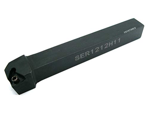 Lathe Boring Bar SNR0012M11+SER1212H11 Turning Tool Holder Lathe Internal Threading Inserts with Turning Inserts 5pcs 11ER AG60+5pcs 11IR AG60 Carbide
