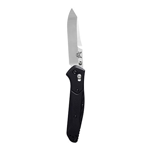 Benchmade - 940-2 Knife, Reverse Tanto Blade, Plain Edge, Satin Finish, G10 Handle