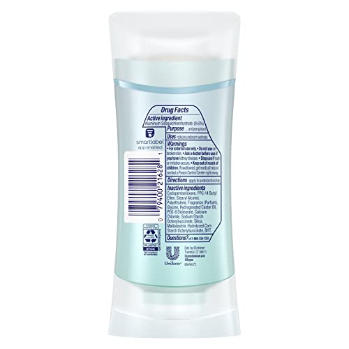 DEGREE ANTIPERSPIRANT FOR WOMEN PROTECTS FROM DEODORANT STAINS PURE CLEAN DEODORANT FOR WOMEN 2.6 OZ