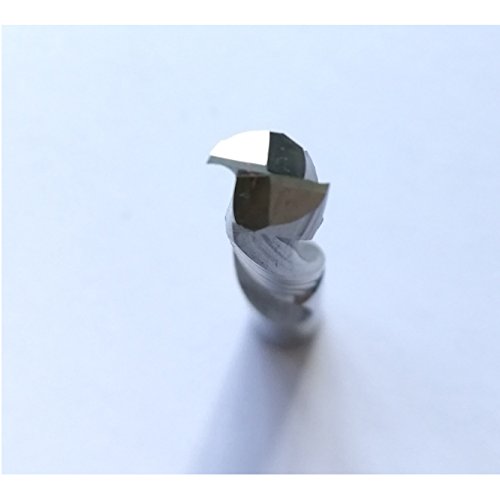JERRAY UP/DOWN Tools Made HRC55 Solid Carbide, 2 Flutes Compression Wood End Mill router bits,1/4" shank,1/4" cut diameter,1" cutting length,2" Overall length