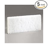 3M Company White 8440 Doodlebug Cleaning Pad, 4.6" x 10"-5-Pack