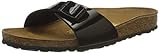 Birkenstock Madrid Sandal - Women's Black Patent Birko-Flor 39