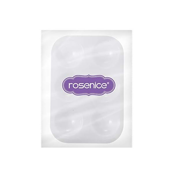 ROSENICE 12 StÃ¼cke Mischpalette fÃ¼r KÃ¼nstler Wasserfarben Ãl Acryl Malerei (WeiÃ) – Bild 4