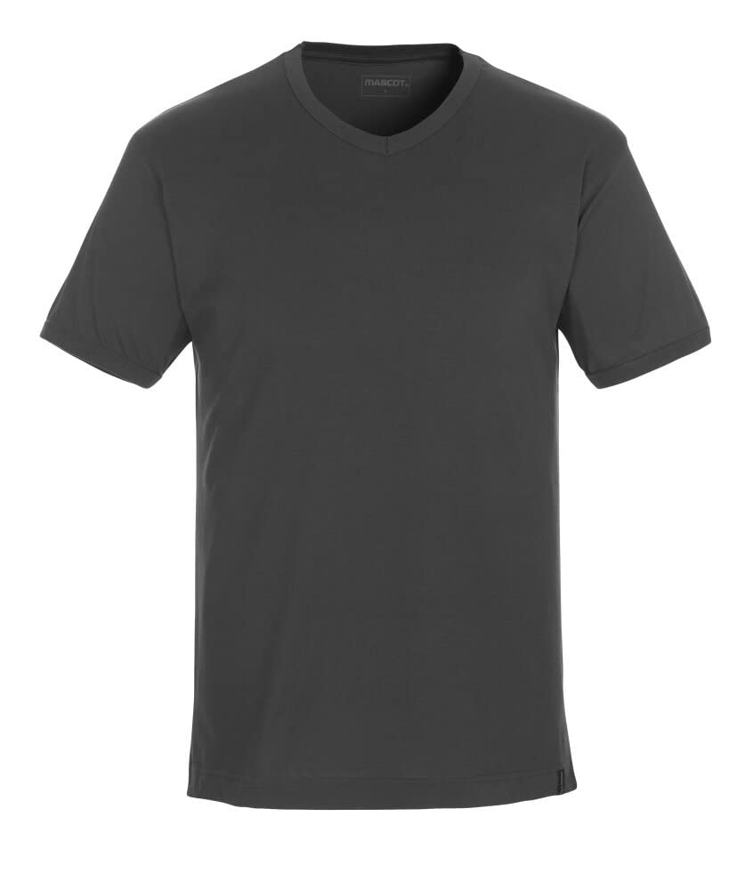 Mascot 50415-250-18 Algoso Crossover V-Neck Modern Fit T-Shirt, Size XS, Dark Anthracite