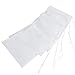 SLSON 12 Pcs Media Filter Bag Aquarium Fine 180 Micron Mesh Filter Bags Reusable Nylon Drawstring Bags for Fish Tank Activated Carbon,Charcoal,Bio Balls Filter Accessories,White