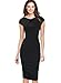 VfEmage Womens Asymmetric Neckline Ruched Twist Wear to Work Casual Dress