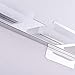 mirrea 24in Modern LED Vanity Light in 4 Lights Stainless Steel and Acrylic 21w Cold White 5000K